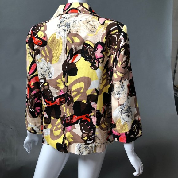 Abstract Print Blazer by R.Q.T - Picture 8 of 8